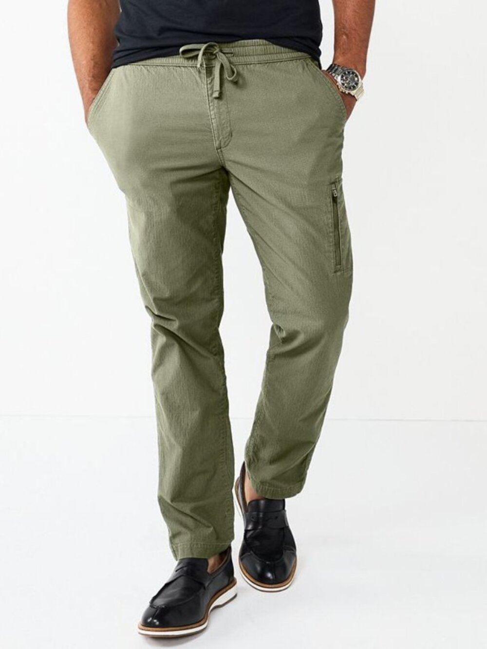 Men's Sonoma Goods For Life Straight Leg Tech Pants - Dusty Olive - XL - NWT